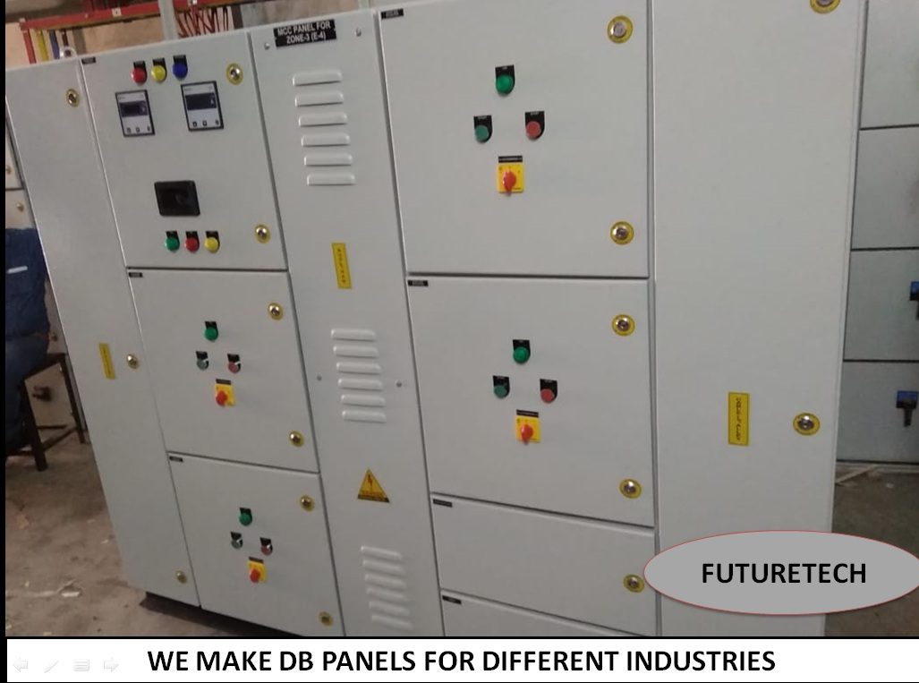 PCC LT panel with feeder sections manufactured by FutureTech Electricals Faridabad