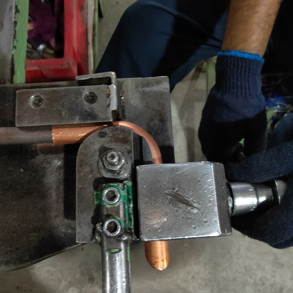 copper tube bending fixture spm