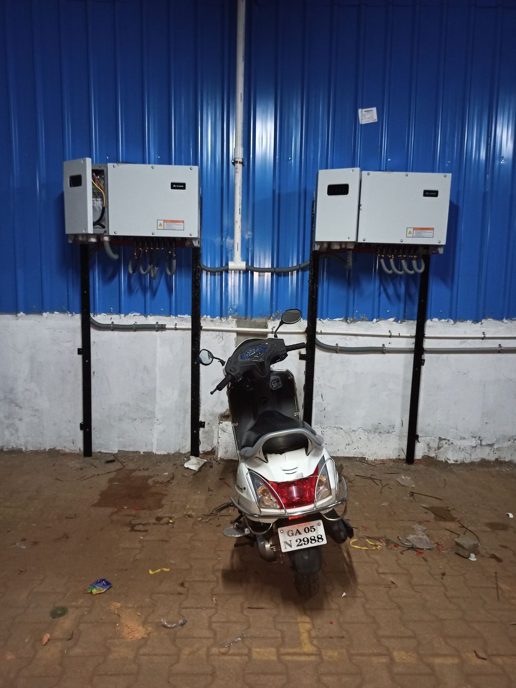 Huawei string inverters installed with DC boxes