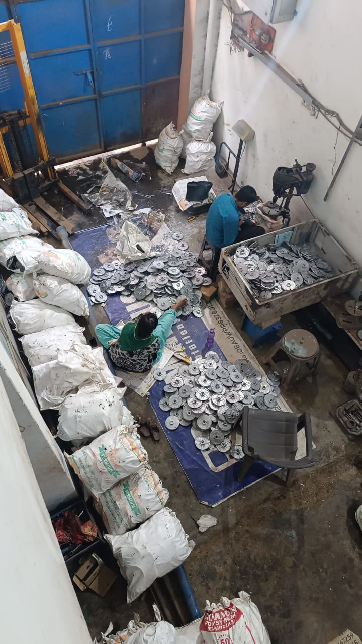 Spare parts lot packed for dispatch