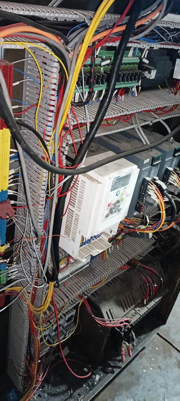 VFD and servo drive panel built by FutureTech Electricals, Faridabad
